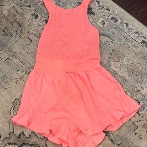 FP Movement by Free People Coral Kids Romper